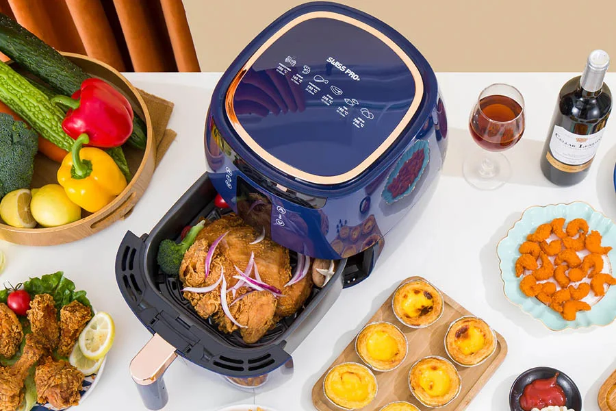 cooking a burger in air fryer