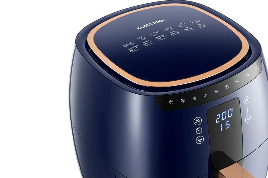 cooking a burger in air fryer