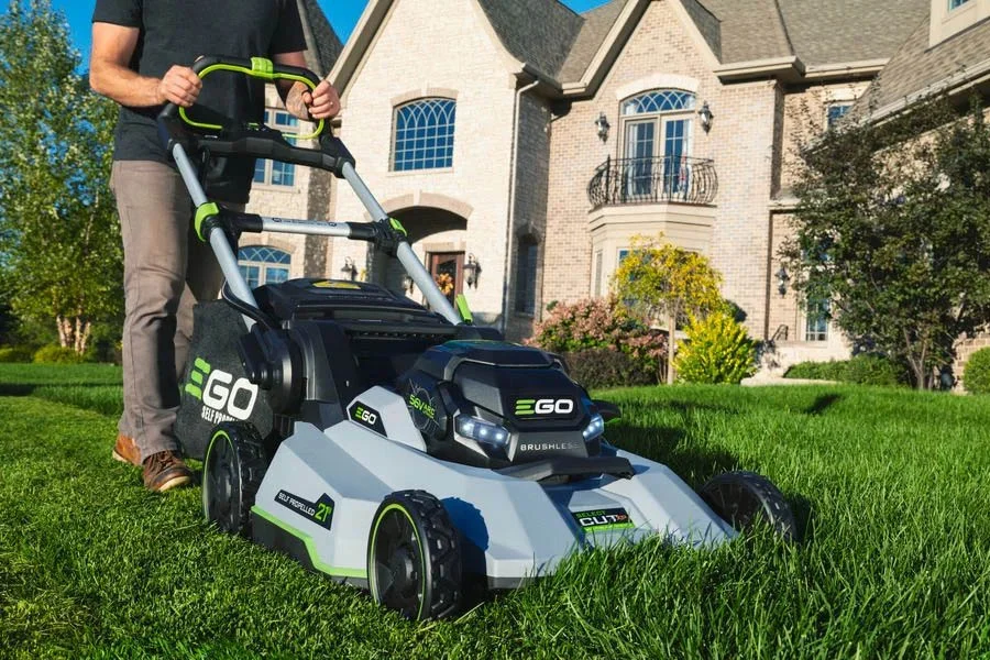 small electric push mower